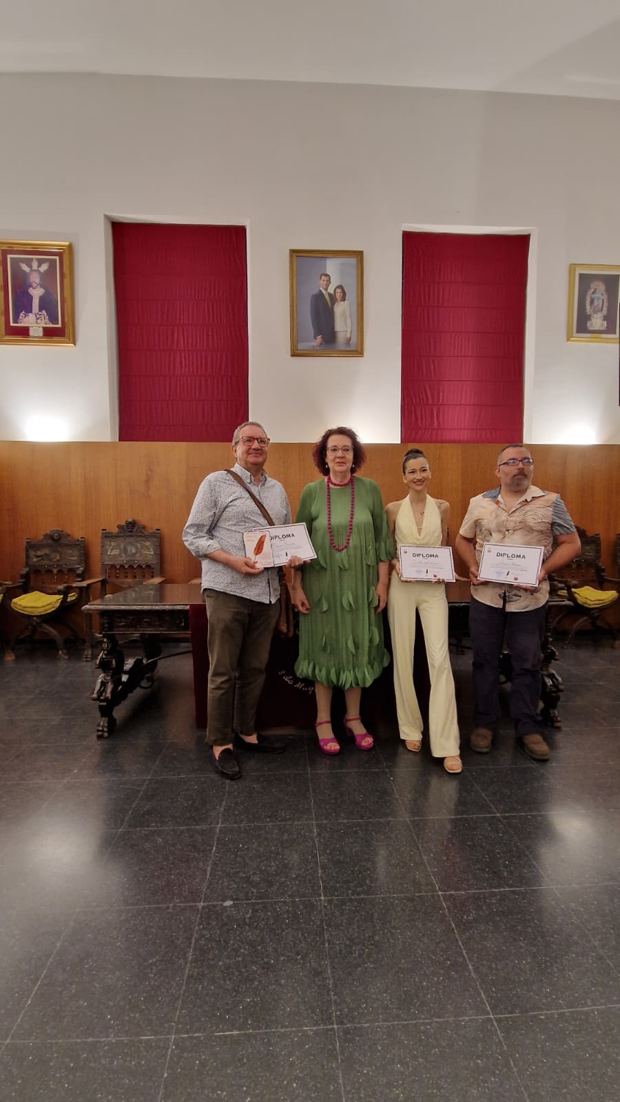 ENTREGA DE PREMIOS EN EL IV CERTAMEN NACIONAL DE POESÍA «HUELLAS DE COBRE». JUNIO&nbsp;2026